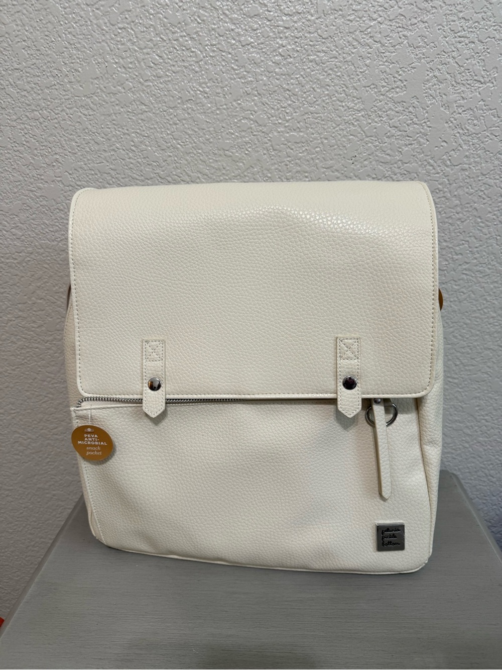 Petunia Pickle Bottom Meta Backpack Diaper Bag in Ivory NWOT